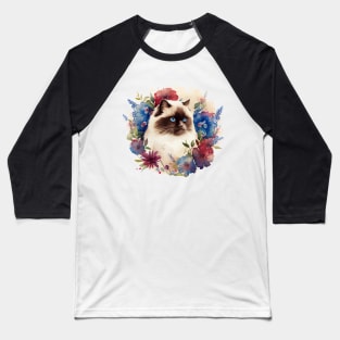 Ragdoll Cat Baseball T-Shirt